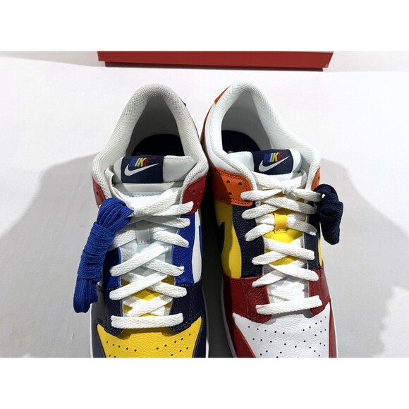Men's Sz 12 Nike Dunk Low CO.JP QS What The Multicolor Sneakers IB2051 400 NIB - Picture 4 of 10